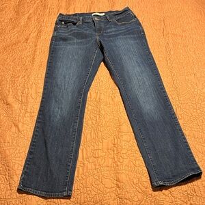 Levi's Dark Blue Straight Leg Women's Jeans